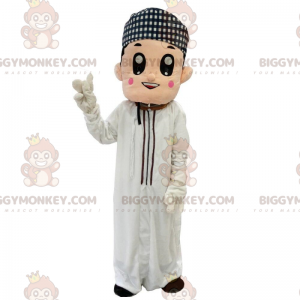 Costume de mascotte BIGGYMONKEY™ d'homme oriental, costume de