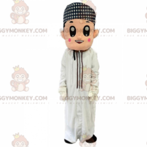 Costume de mascotte BIGGYMONKEY™ d'homme oriental, costume de