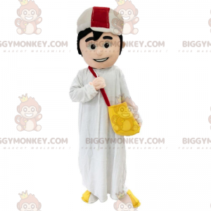 Costume de mascotte BIGGYMONKEY™ d'homme oriental, costume de