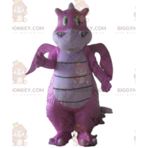 Costume de mascotte BIGGYMONKEY™ de dragon rose, costume de