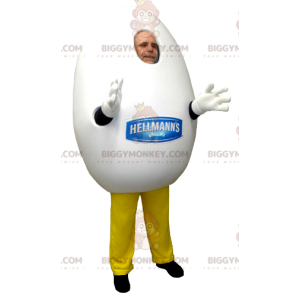 Disfraz de mascota de huevo gigante BIGGYMONKEY™ -