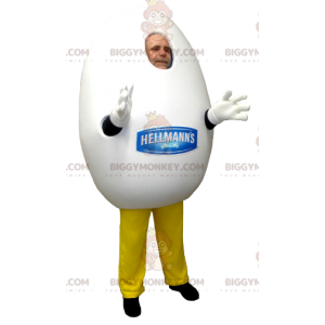 Giant Egg BIGGYMONKEY™ maskotkostyme - Matmaskot - BIGGYMONKEY_01173 - BiggyMonkey.com