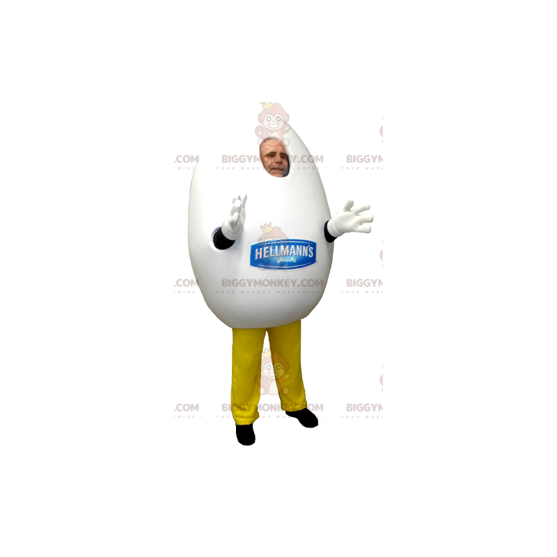 Giant Egg BIGGYMONKEY™ maskottiasu - Ruoan maskotti - BIGGYMONKEY_01173 - BiggyMonkey.com