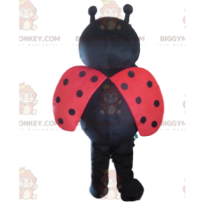 Κόκκινη και μαύρη στολή μασκότ BIGGYMONKEY™ Πασχαλίτσα, Στολή