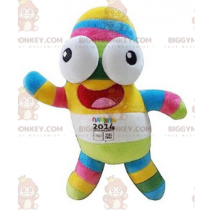 Fantasia de mascote multicolorida BIGGYMONKEY™ dos Jogos