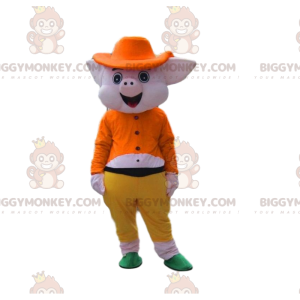 Disfraz de mascota de cerdo rosa BIGGYMONKEY™ disfrazado