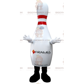 Giant White and Red Skittle BIGGYMONKEY™ Mascot Costume –