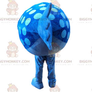 Disfraz de mascota de pez azul BIGGYMONKEY™, regordete y