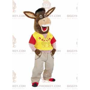 Disfraz de mascota Jenny Brown Burro BIGGYMONKEY™ -