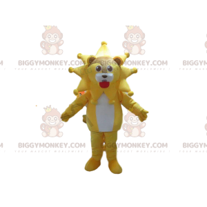 BIGGYMONKEY™ maskotkostume af løve med sin manke i form af en