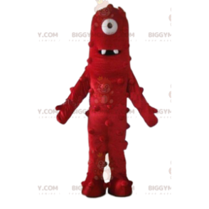 Kostým maskota BIGGYMONKEY™ červeného kyklopského monstra