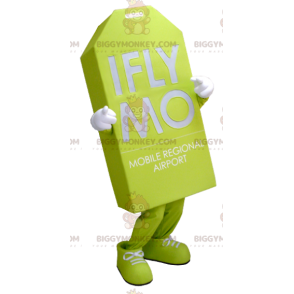 Neongrüner Riesenanhänger BIGGYMONKEY™ Maskottchenkostüm - Nicht klassifizierte Maskottchen - BiggyMonkey.com