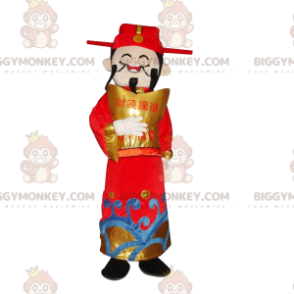 Traje de mascota BIGGYMONKEY™ de hombre asiático, Dios de la