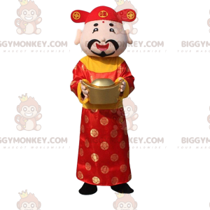 Στολή μασκότ BIGGYMONKEY™ God of Wealth, Ασιατική στολή - Αρσενικές μασκότ - BIGGYMONKEY_010325 - BiggyMonkey.com