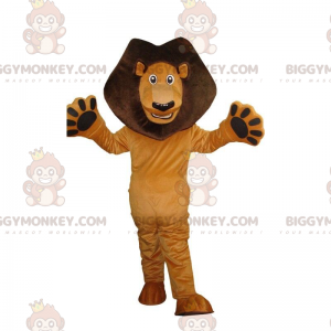 BIGGYMONKEY™ mascot costume of Alex, the famous lion in the