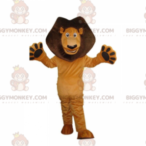 Kostým maskota BIGGYMONKEY™ Alexe, slavného lva v kresleném