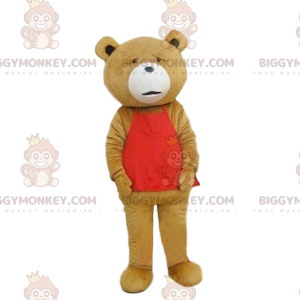 BIGGYMONKEY™ costume mascotte del famoso orso Ted nel film