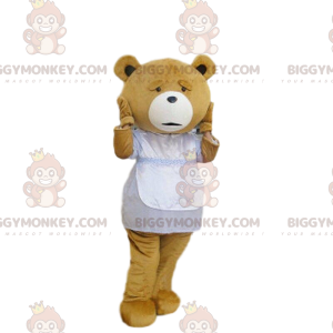 BIGGYMONKEY™ mascot costume of Ted bear, famous teddy in the
