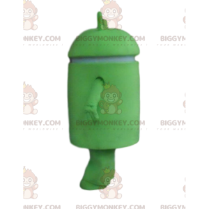 Kostým maskota BIGGYMONKEY™ Android, kostým zeleného robota