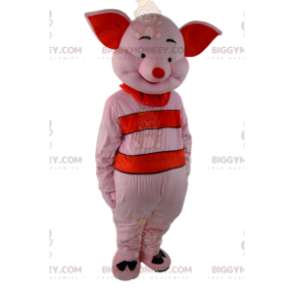 BIGGYMONKEY™ maskotkostume af Piglet, den berømte lyserøde gris i Peter Plys - Masker berømte mennesker - BiggyMonkey.com