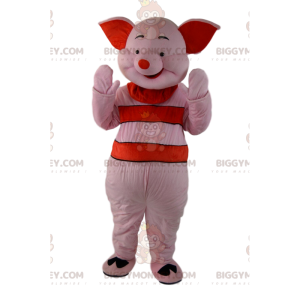 BIGGYMONKEY™ mascot costume of Piglet, the famous pink pig in