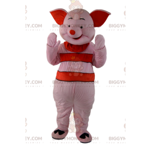 Traje de mascote BIGGYMONKEY™ de Piglet, o famoso porco rosa em