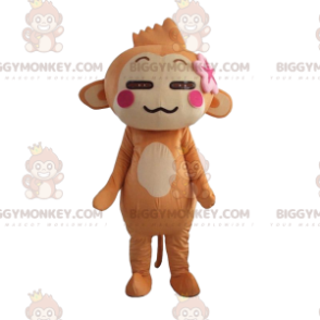 Διάσημη στολή μασκότ Μπράουν Μαϊμού Yoyo και Cici Monkey