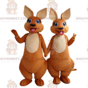 2 fully customizable BIGGYMONKEY™s kangaroo mascots -
