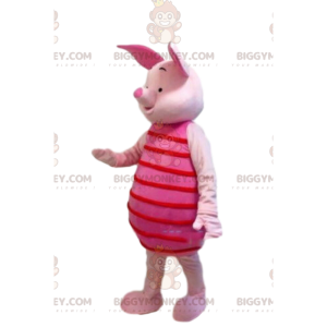 Costume de mascotte BIGGYMONKEY™ de Porcinet, le cochon rose