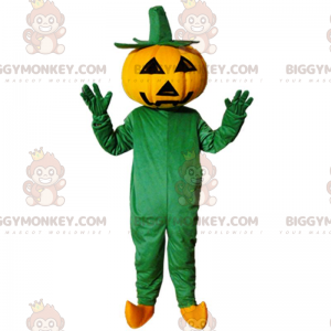 Abóbora gigante de Halloween BIGGYMONKEY™ fantasia de mascote