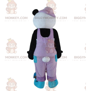 BIGGYMONKEY™ Panda, Black and White Bear Mascot Costume Dressed