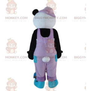 BIGGYMONKEY™ Panda, zwart-witte beer mascottekostuum gekleed in