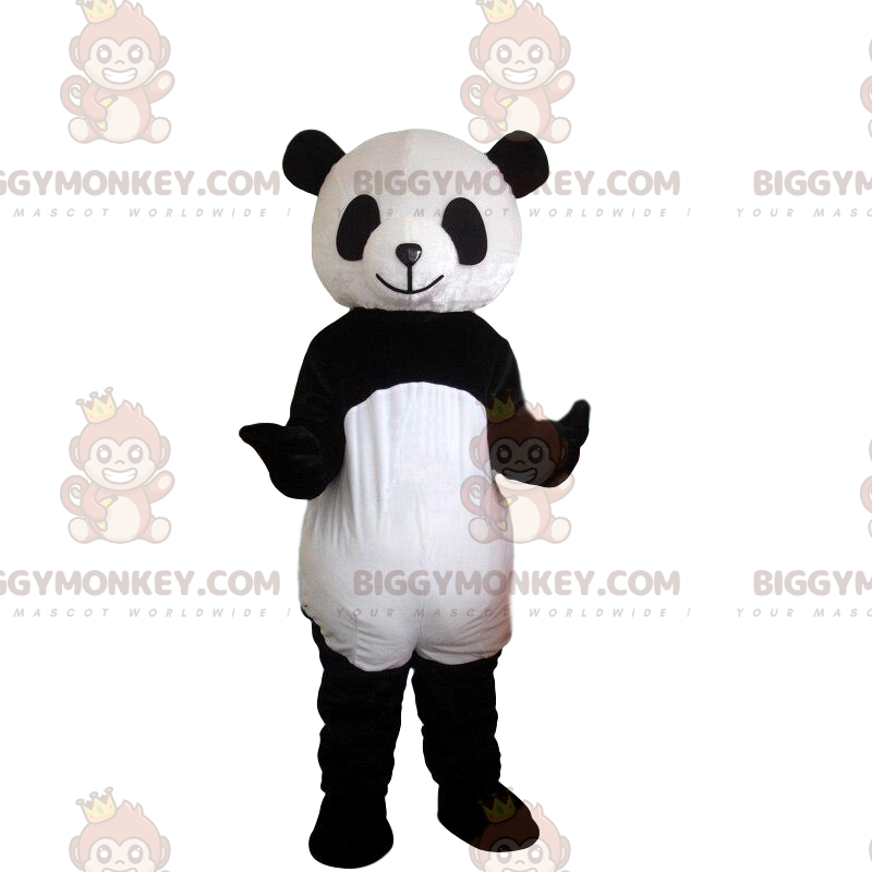 Costume da panda bianco e nero, costume da mascotte da orso Costume da panda bianco e nero, costume da mascotte da orso