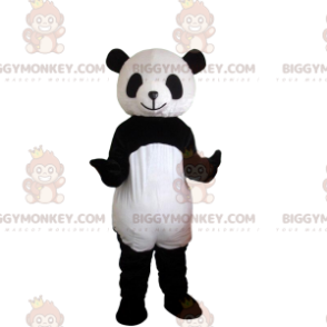 Disfraz de panda blanco y negro, disfraz de mascota de oso