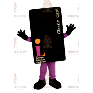Giant Black Card BIGGYMONKEY™ Mascot Costume - Biggymonkey.com