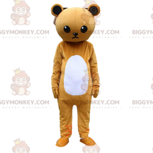 Brown and white sulky teddy bear costume, bear costume -