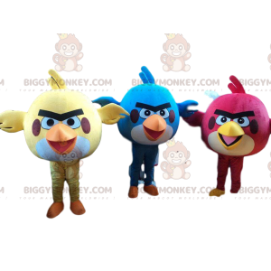 3 Angry Birds-kostymer, BIGGYMONKEY™ Angry Birds-maskotdräkt -