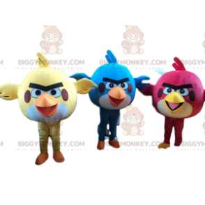 3 Angry Birds-kostymer, BIGGYMONKEY™ Angry Birds-maskotdräkt -