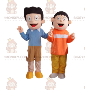 2 costumi dei personaggi delle serie TV, la mascotte Doraemon