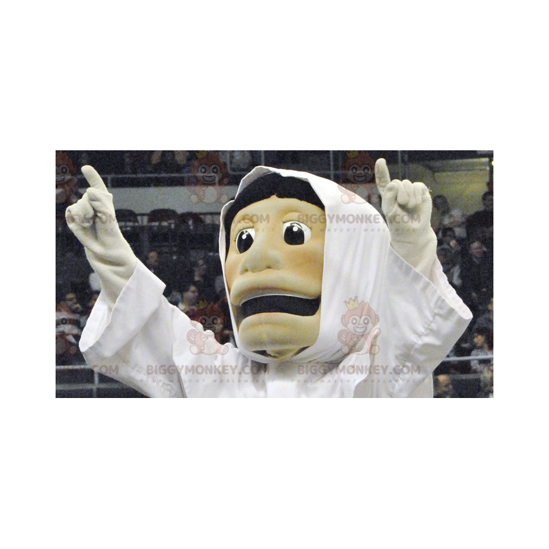 Costume de mascotte BIGGYMONKEY™ de prêtre de curé d'église - Costume de mascotte BIGGYMONKEY™ de prêtre de curé d'église -