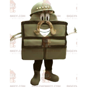 Military Bag Trooper BIGGYMONKEY™ maskotkostume - Menneskelige maskoter - BIGGYMONKEY_01192 - BiggyMonkey.com