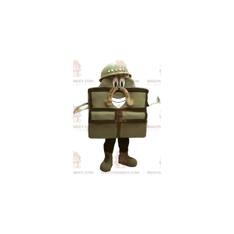 Costume da mascotte da soldato militare BIGGYMONKEY™ - Costume da mascotte da soldato militare BIGGYMONKEY™ -