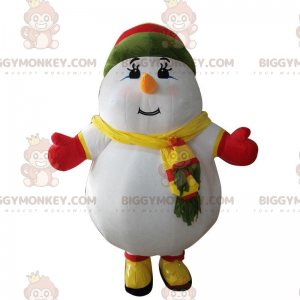 Oppustelig snemandskostume, kæmpe udklædning - Biggymonkey.com