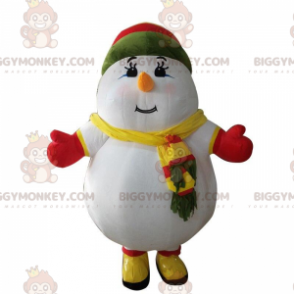 Opblaasbaar sneeuwpopkostuum, gigantische vermomming - Menselijke mascottes - BIGGYMONKEY_010437 - BiggyMonkey.com