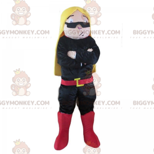 Blond woman costume with sunglasses - Biggymonkey.com