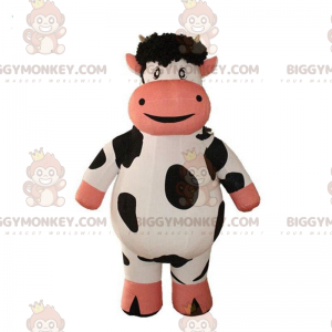 Puhallettava lehmän BIGGYMONKEY™ maskottiasu, jättiläislehmän
