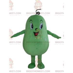 Disfraz de mascota BIGGYMONKEY™ de calabaza verde gigante