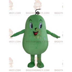 Fantasia de mascote BIGGYMONKEY™ de abóbora verde gigante