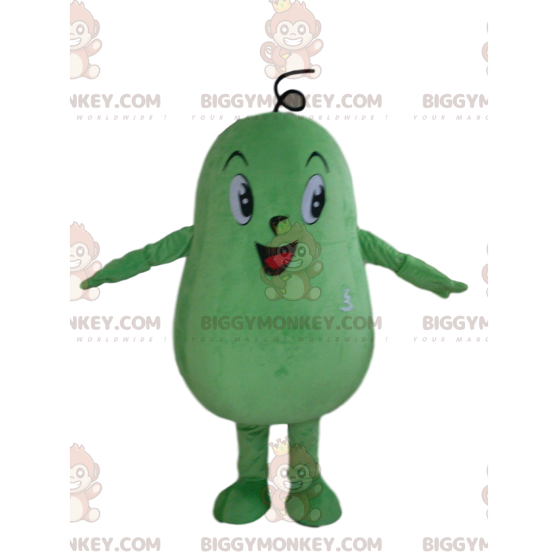 Kæmpegrøn squash BIGGYMONKEY™ maskotkostume, grønt grøntsags