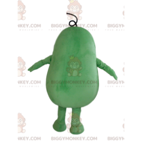 Fantasia de mascote BIGGYMONKEY™ de abóbora verde gigante